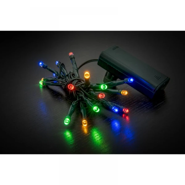 40 LED BATTERY GREEN MULTI 2 METERS