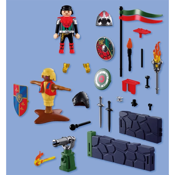 PLAYMOBIL KNIGHTS ΣΤΙΒΟΣ ΜΑΧΗΣ ΙΠΠΟΤΩΝ ΔΡΑΚΟΥ