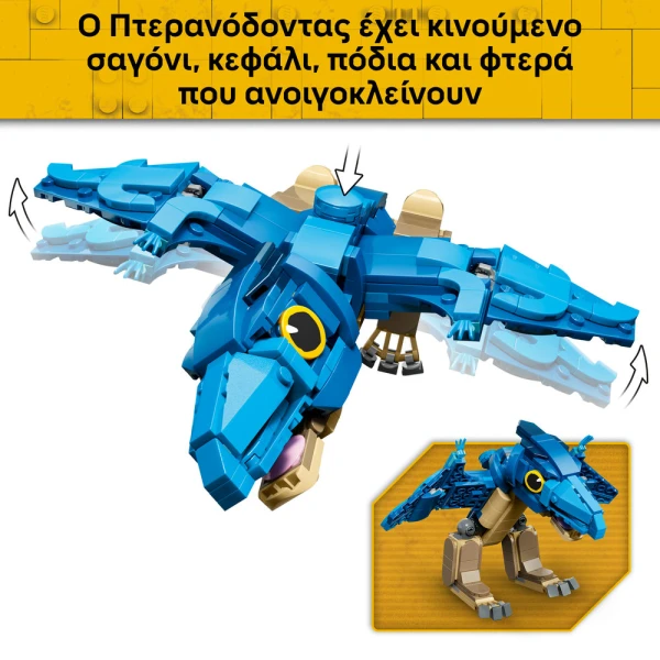 LEGO JURASSIC WORLD ΜΩΡΟ ΔΕΙΝΟΣΑΥΡΟΣ ΠΤΕΡΑΝΟΔΟΝΤΑΣ