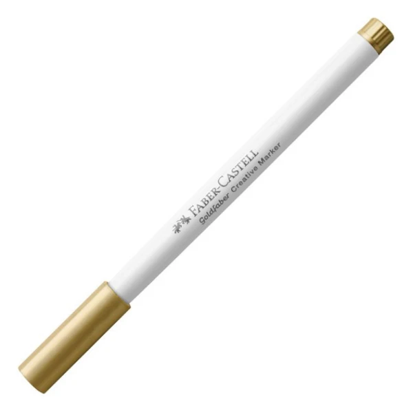 FABER-CASTELL CREATIVE METALLIC MARKER 1.5mm GOLD