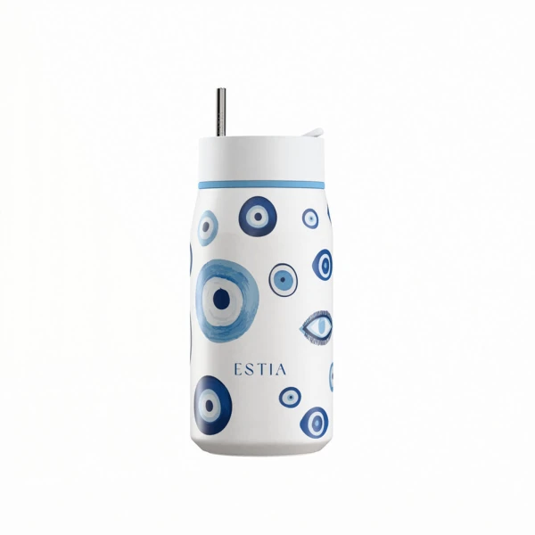 ESTIA HOME ART THERMOS LENS SAVE THE AEGEAN 360ml SPIRIT OF LUCK
