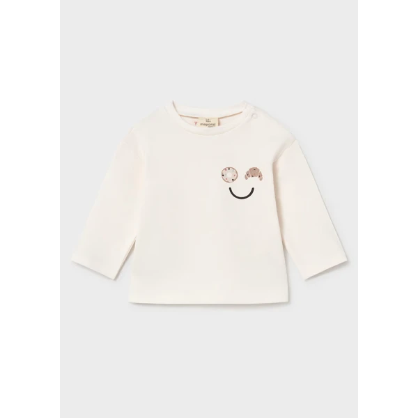 MAYORAL T-SHIRT LONG SLEEVES POWDER