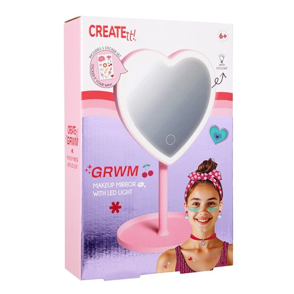 CREATE IT! GRWM ΚΑΘΡΕΦΤΗΣ ΜΕ ΦΩΤΑΚΙΑ LED