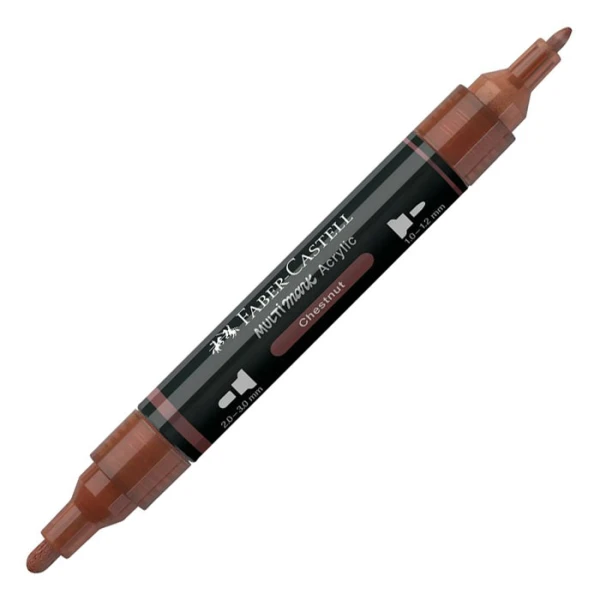 FABER-CASTELL ACRYLIC MARKER MULTIMARK COLOUR 378 CHESTNUT