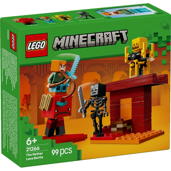 LEGO® MINECRAFT® THE NETHER LAVA BATTLE