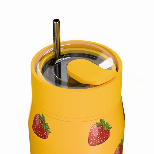 ESTIA HOME ART ΘΕΡΜΟΣ LENS SAVE THE AEGEAN 360ml BERRY BRIGHT