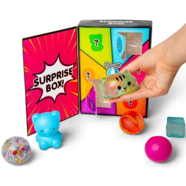 SCRUNCHEMS SURPRISE BOX ΜΕ 6 ΖΟΥΛΗΧΤΑ ΠΑΙΧΝΙΔΙΑ