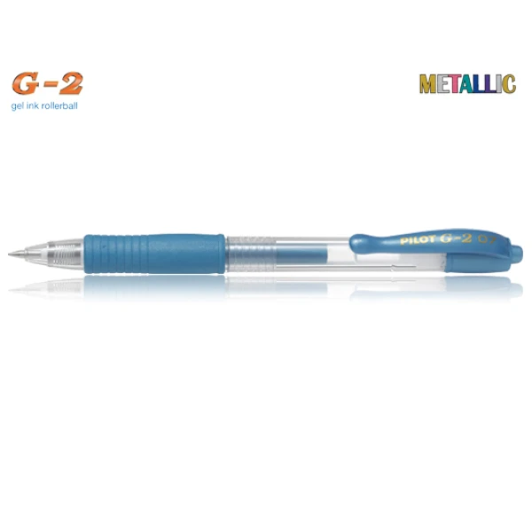 PILOT ΣΤΥΛΟ G-2 0.7 ΜΕΤΑΛΛΙΚΟ ΜΠΛΕ