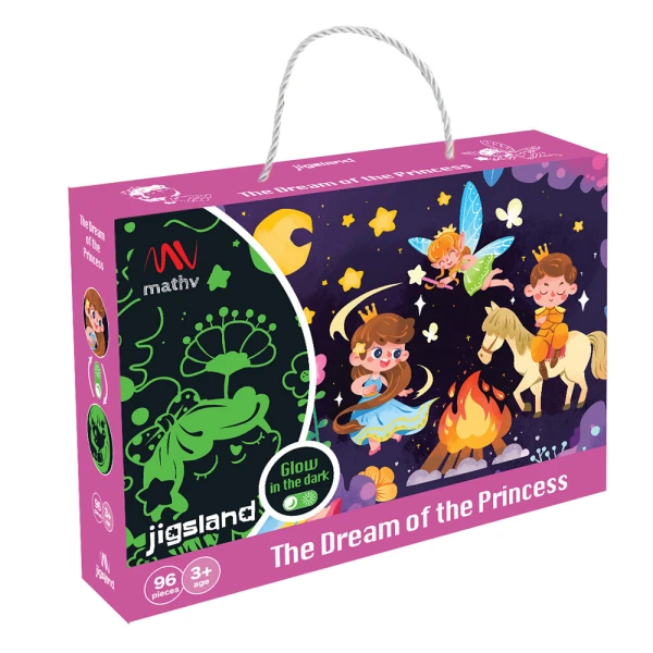 GLOW IN THE DARK ΠΑΖΛ 96 τεμ. THE DREAM OF THE PRINCESS