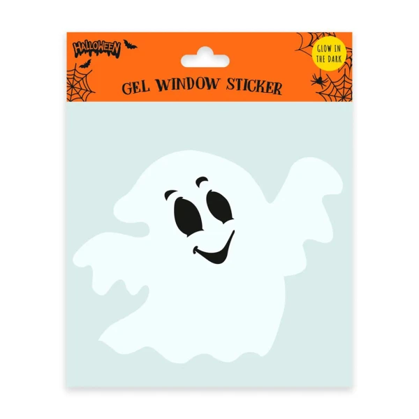 HALLOWEEN WINDOW STICKERS 20 cm GLOW IN THE DARK - 3 DESIGNS