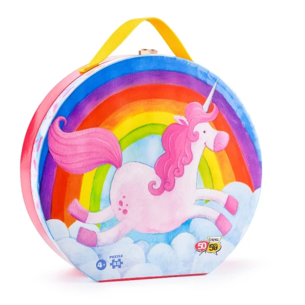 50-50 GAMES PUZZLE UNICORN CASE 48 PCS.