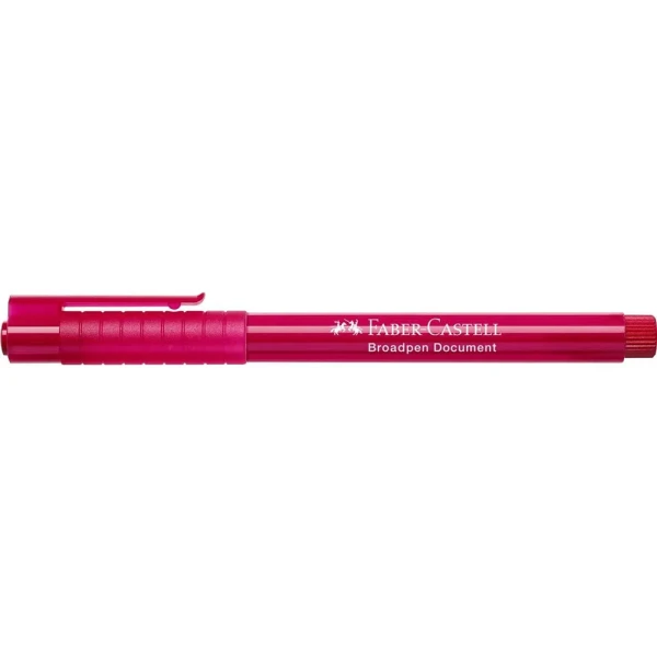 FABER-CASTELL ΜΑΡΚΑΔΟΡΟΣ ΓΡΑΦΗΣ BROADPEN ΚΟΚΚΙΝΟ