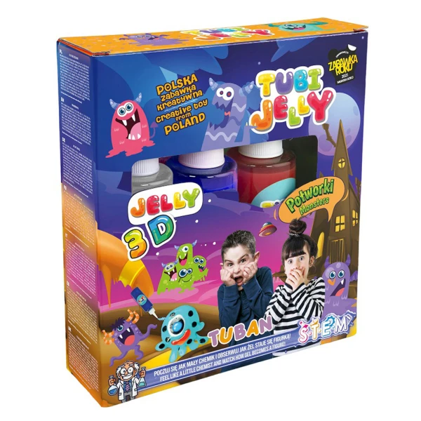 TUBAN ΣΕΤ TUBI JELLY ΤΕΡΑΤΑΚΙΑ ΓΙΑ ΔΗΜΙΟΥΡΓΙΑ 3D ΦΙΓΟΥΡΩΝ GEL