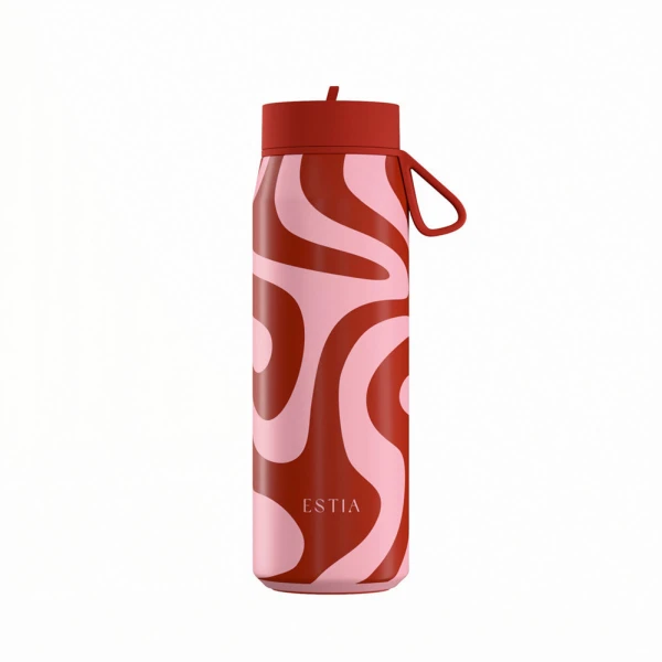 ESTIA HOME ART ΘΕΡΜΟΣ PULSE SAVE THE AEGEAN 500ml CORAL WAVES