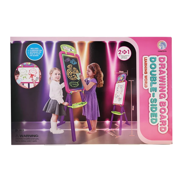 PINK LED DOUBLE SIDE EASEL