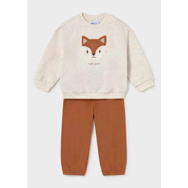 MAYORAL TRACKSUIT SWEATSHIRT PANTS TERRACOTTA 