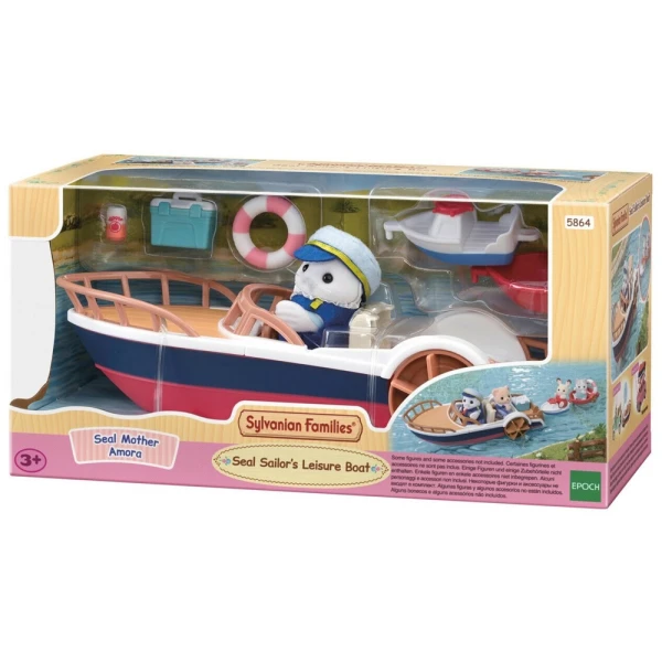 THE SYLVANIAN FAMILIES SEAL SAILORS LEISURE BOAT