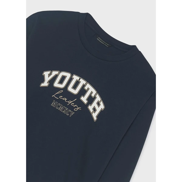 MAYORAL T-SHIRT ΜΑΚΡΥΜΑΝΙΚΟ BASIC ΜΠΛΕ