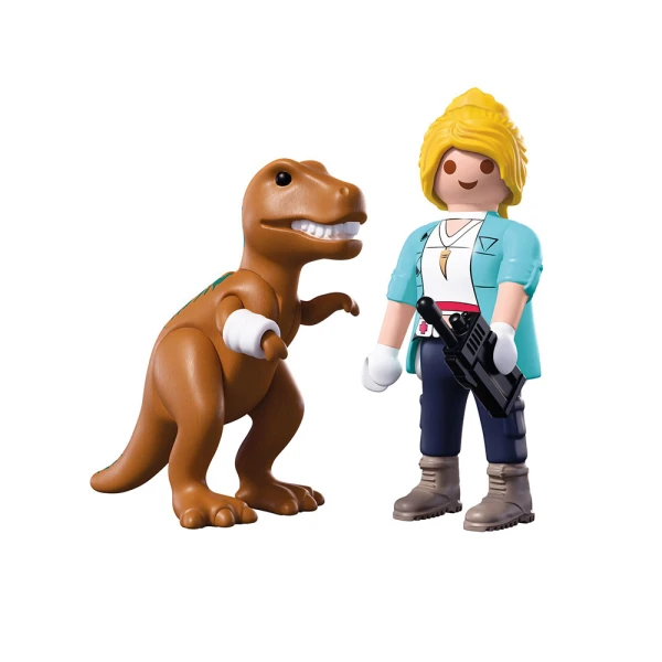 PLAYMOBIL DUO PACK ΕΞΕΡΕΥΝΗΤΡΙΑ ΚΑΙ T-REX