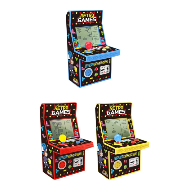 CONSOLE WITH 49 CLASSIC ARCADE GAMES - 3 COLORS
