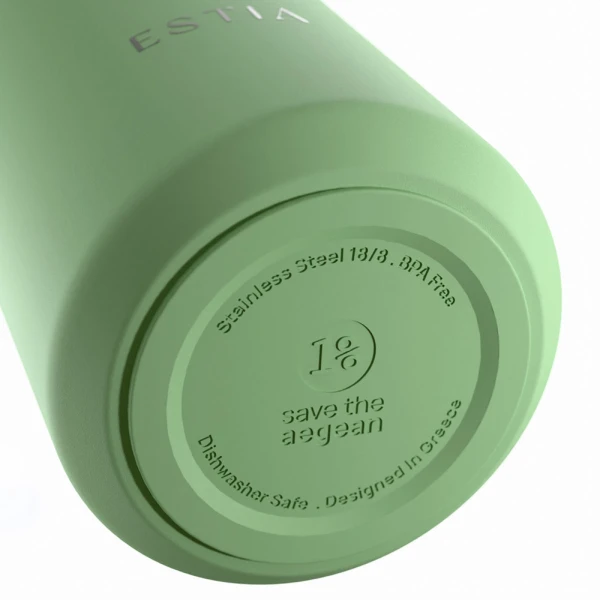ESTIA HOME ART ΘΕΡΜΟΣ LENS SAVE THE AEGEAN 360ml PINE