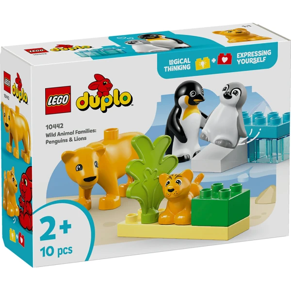 LEGO® DUPLO® ΟΙΚΟΓΕΝΕΙΕΣ ΆΓΡΙΩΝ ΖΩΩΝ: ΠΙΓΚΟΥΙΝΟΙ & ΛΙΟΝΤΑΡΙΑ