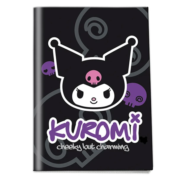 ΤΕΤΡΑΔΙΟ ΚΑΡΦΙΤΣΑ 17X25 40 ΦΥΛΛΑ KUROMI - 3 ΣΧΕΔΙΑ