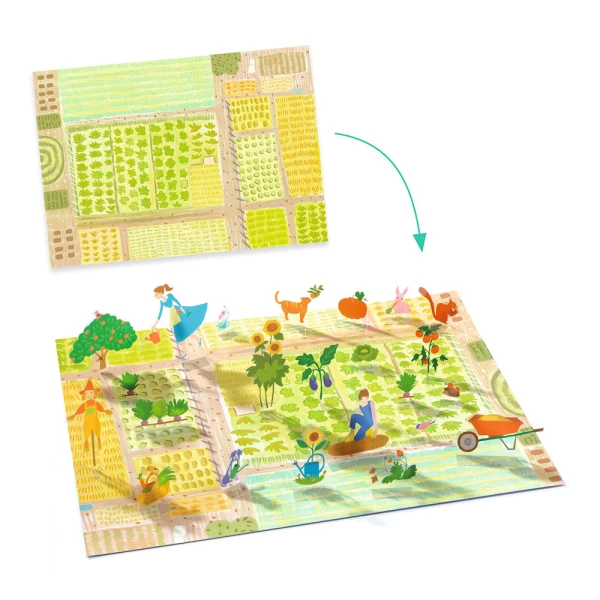 DJECO I CREATE 3D IMAGES WITH STICKERS – VEHICLES