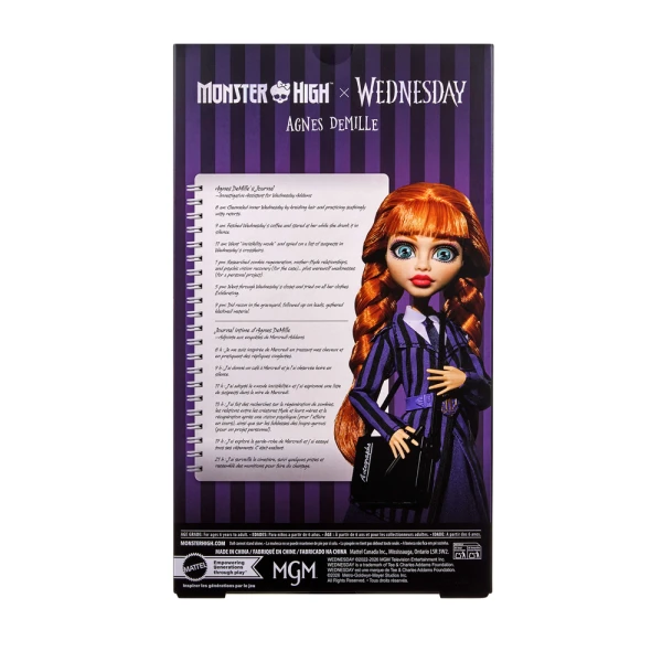 ΣΥΛΛΕΚΤΙΚΗ ΚΟΥΚΛΑ MONSTER HIGH X WEDNESDAY – AGNES DEMILLE