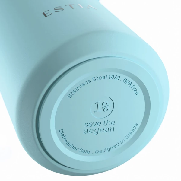 ESTIA HOME ART ΘΕΡΜΟΣ PULSE SAVE THE AEGEAN 500ml ARCTIC