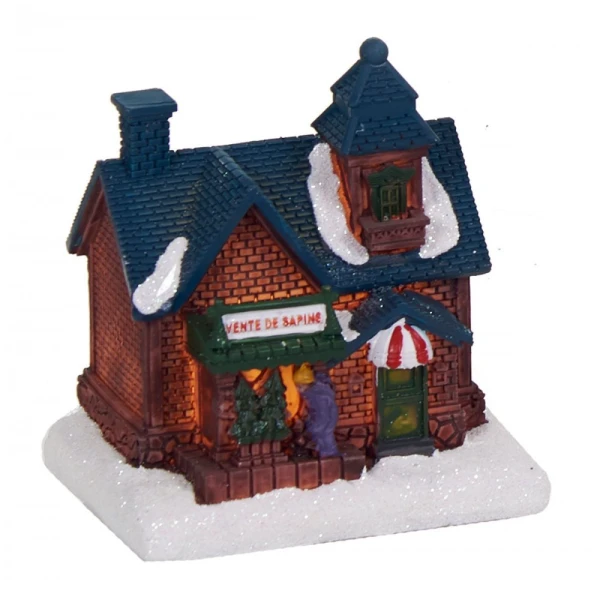 LIGHTED HOUSE 8X5.8X10 cm - SEVERAL DESIGNS