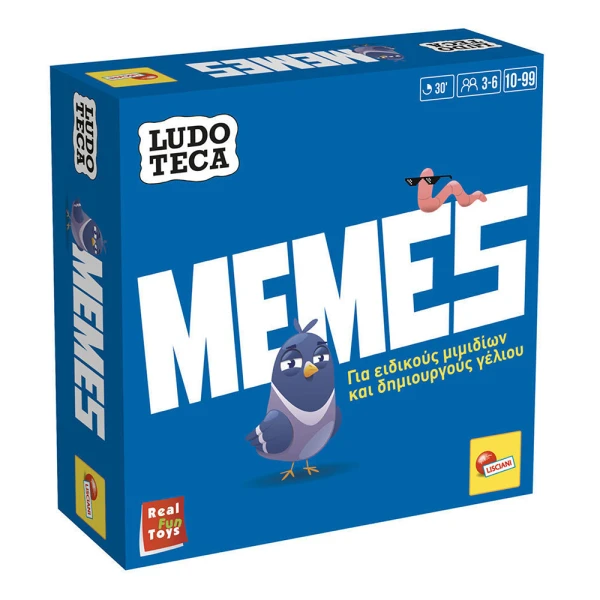 LISCIANI  BOARD CARDS GAME LODUTECA POCKET MEMES