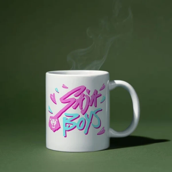 ΚΕΡΑΜΙΚΗ ΚΟΥΠΑ 325ml SAJA BOYS K-POP DEMON HUNTERS
