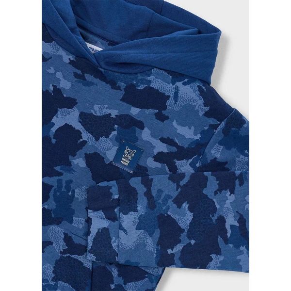 MAYORAL FLEECE PRINTED  BLUE DARK
