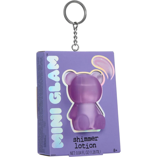 MINI GLAM COSMETIC BEAR SHIMMER LOTION – PURPLE
