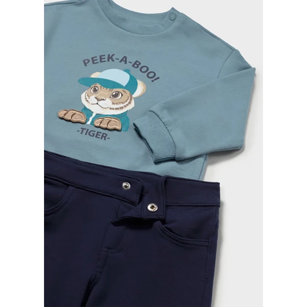 MAYORAL SET LONG PANTS BLUE BRIGHT