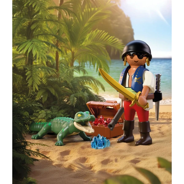 PLAYMOBIL SPECIAL PLUS PIRATE vs. ALLIGATOR