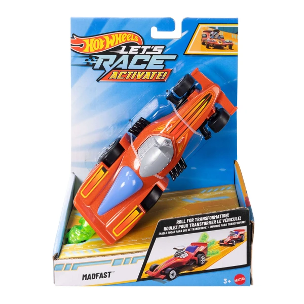 HOT WHEELS 1:32 LETS RACE ACTIVATE ΑΥΤΟΚΙΝΗΤΑΚΙ MADFAST