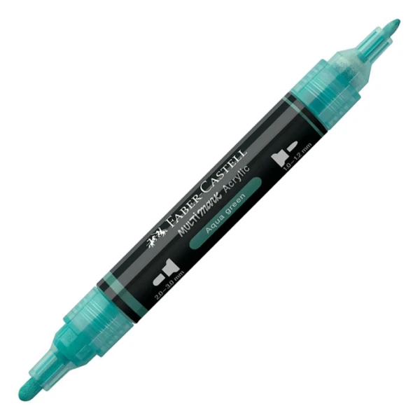 FABER-CASTELL ACRYLIC MARKER MULTIMARK COLOUR 276 AQUA GREEN