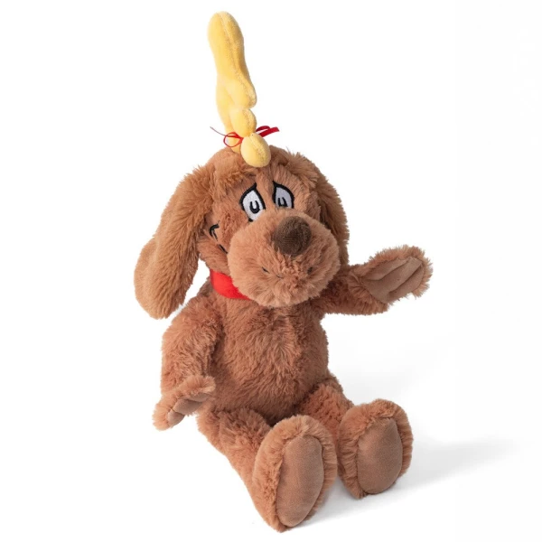 PLUSH GRINCH DOG MAX 32 cm WITH COLLAR