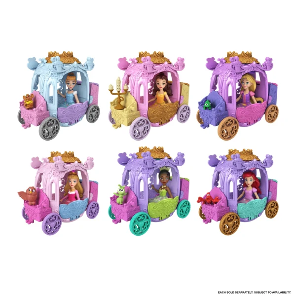 DISNEY PRINCESS ΑΜΑΞΑ ΜΕ ΜΙΝΙ ΚΟΥΚΛΑ ΕΚΠΛΗΞΗ