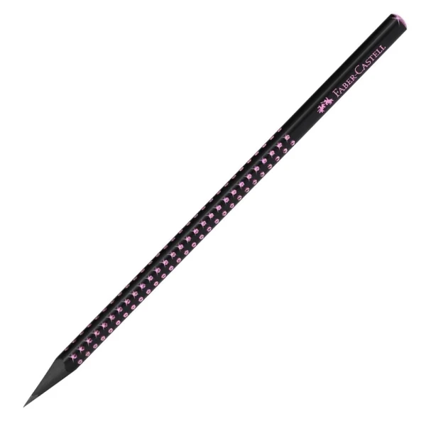 FABER-CASTELL SPARKLE PENCILS MIDNIGHT PINK-GOLD-LIGHT BLUE - 3 COLOURS