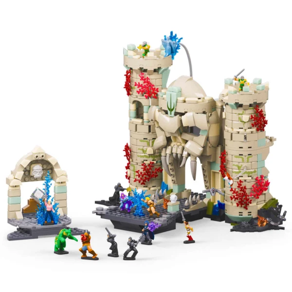 MATTEL BRICK SHOP MASTERS OF THE UNIVERSE BUILDING SET - BATTLE OF CASTLE GRAYSKULL