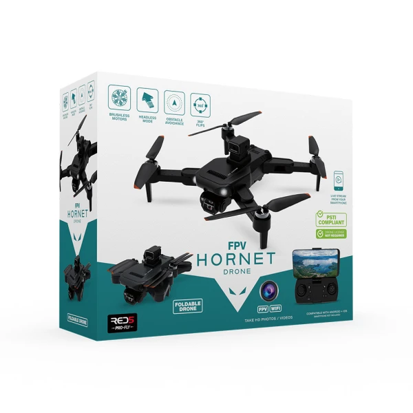 RED5 ROTATING FPV HORNET DRONE WITH LIVE VIDEO BROADCAST