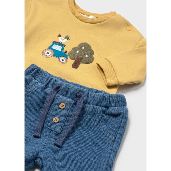 MAYORAL SET PANTS LONG OCHRE