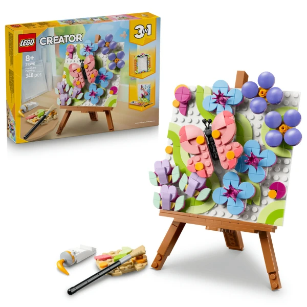 LEGO CREATOR 3IN1 ΔΙΑΚΟΣΜΗΤΙΚΟ ΤΕΧΝΗΣ ΜΕ ΛΟΥΛΟΥΔΙΑ - ΠΙΝΑΚΑΣ
