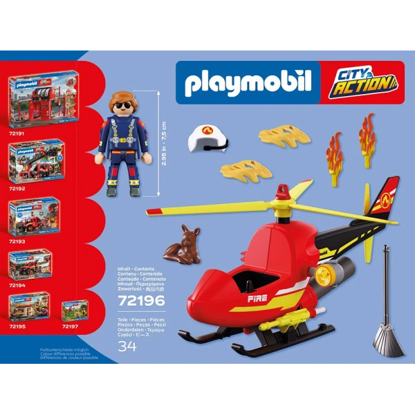 PLAYMOBIL CITY ACTION ΕΛΙΚΟΠΤΕΡΟ ΠΥΡΟΣΒΕΣΤΙΚΗΣ