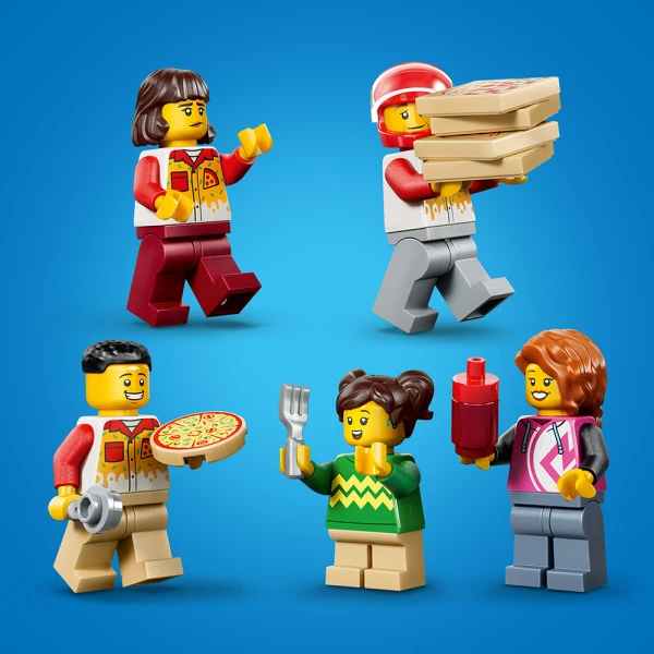 LEGO® CITY MY CITY ΕΜΠΕΙΡΙΑ ΠΑΡΑΔΟΣΗΣ ΠΙΤΣΑΣ ΜΕ ΟΧΗΜΑΤΑ