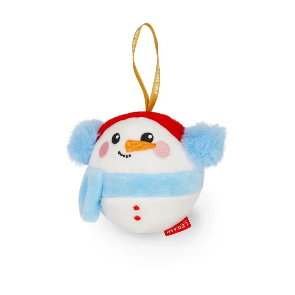 LEGAMI PLUSH HANGING OH-OH ORNAMENT - SNOWMAN