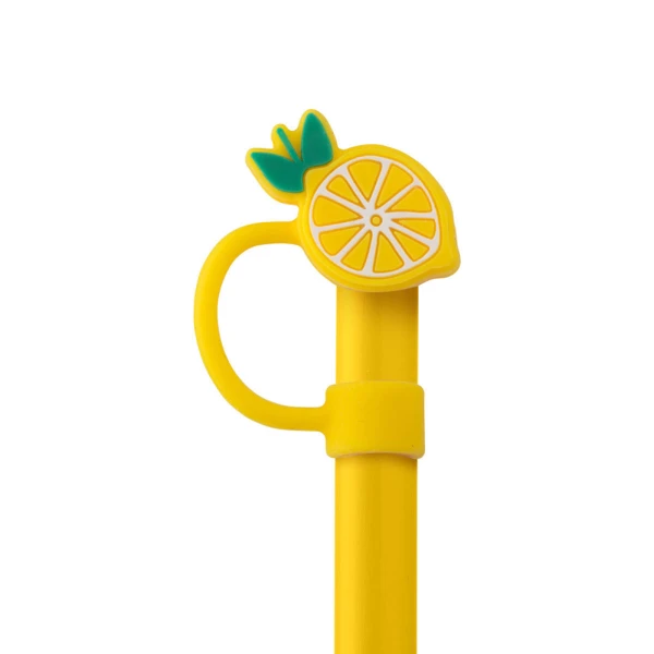 ESTIA HOME ART STRAW COVER - LEMON